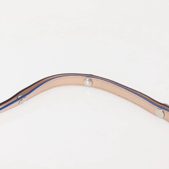 FENDI Trevaget Shoulder Bag Leather 2way Pink Silver Auth 144887 - Picture 9 of 16